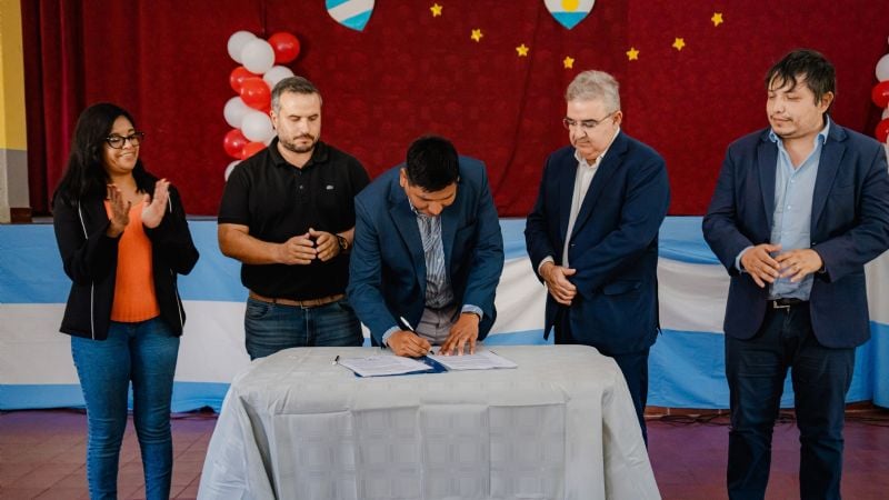 Se firmó el convenio para el By Pass en Fiambalá y avanza la pavimentación en Tinogasta