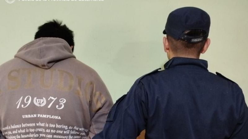 Denunció que su hermano le pegó