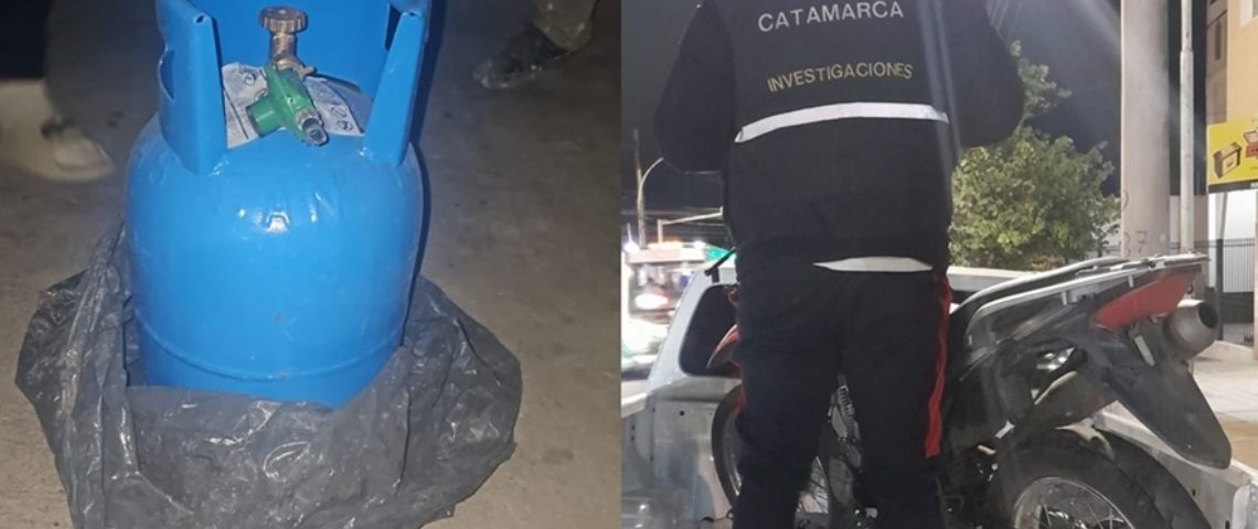 En allanamientos, recuperaron una moto y una garrafa