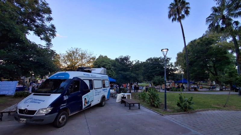 El Móvil de Documentación Rápida en Tinogasta y Capital con nuevos puntos de atención