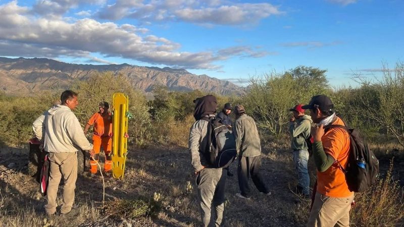 Exitoso rescate en la Cuesta de Zapata