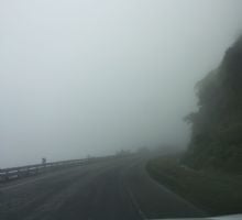 Precaución en la Cuesta del Totoral: niebla y lloviznas complican la transitabilidad