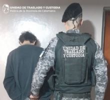 Delincuente fue trasladado al Servicio Penitenciario