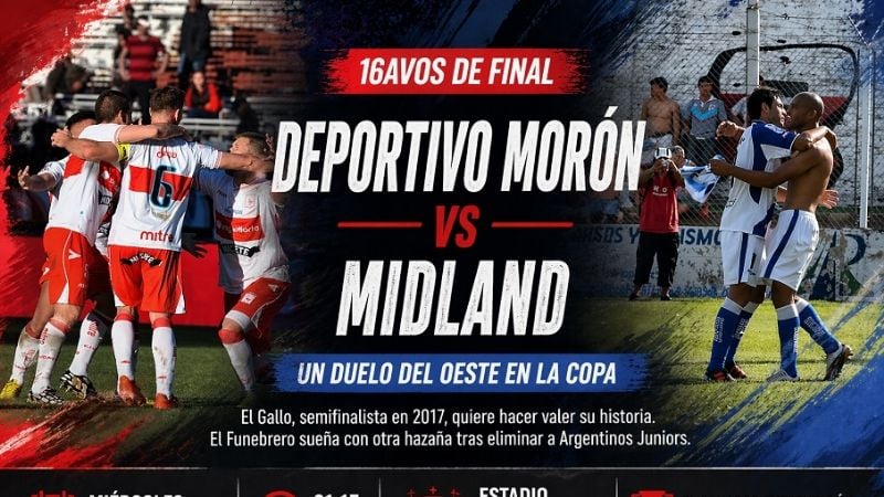 Morón y Midland, por los 16vos.