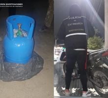 Recuperan moto y garrafa tras allanamientos en la Capital