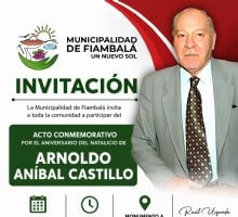 Fiambalá homenajeará a Arnoldo Castillo