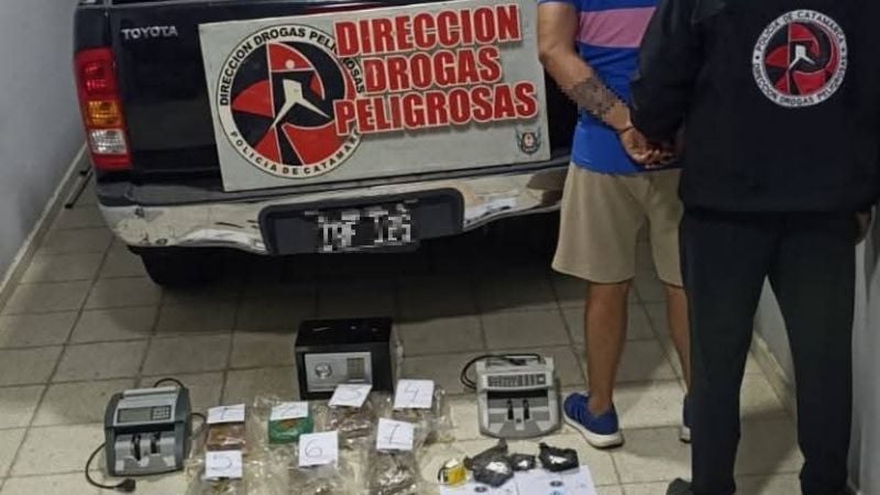 Golpe al narcomenudeo: tres detenidos y más de seis kilos de droga incautados