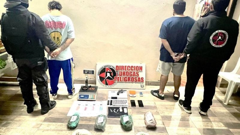 Golpe al narcomenudeo: tres detenidos y más de seis kilos de droga incautados