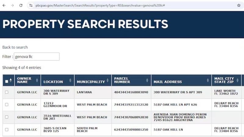 Otro funcionario con propiedades sin declarar