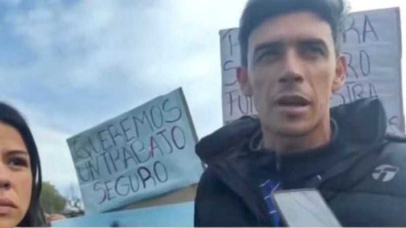 Protesta de becados: reclaman estabilidad y denuncian irregularidades en designaciones