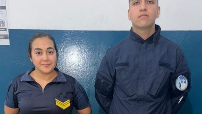 Heroico: policías le salvaron la vida a una beba