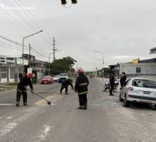 Una mujer alcoholizada causó un espectacular choque en cadena