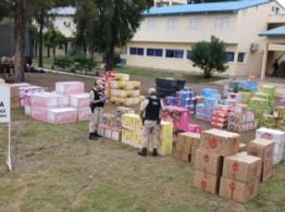 Incautan mercadería ilegal en un control sobre la ruta 9 por un valor de $8,6 millones