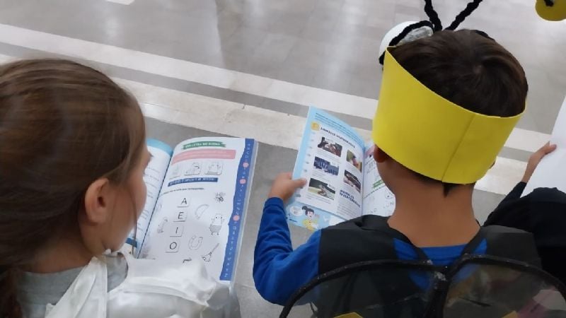 Plan Cumbre: entregaron más de 100 libros a alumnos de nivel primario en Los Altos