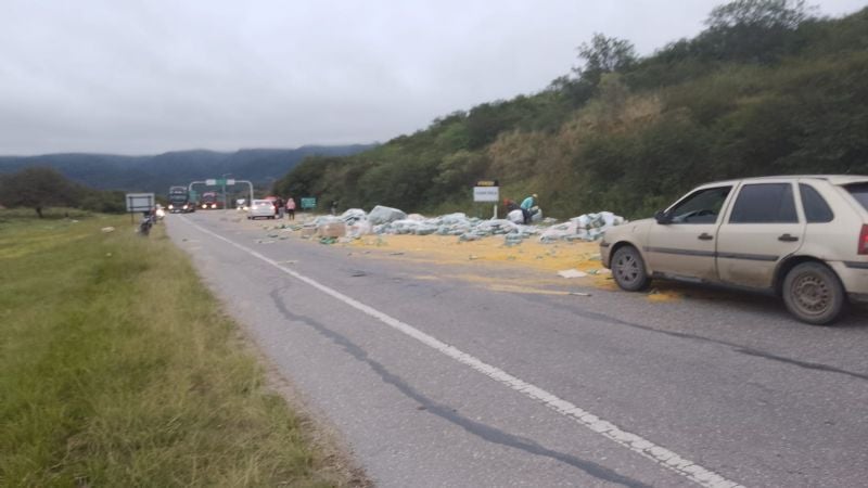 Precaución en Ruta Nacional 38: siniestro vial afecta la circulación en La Merced