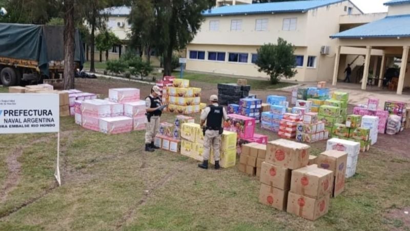 Incautan mercadería ilegal en un control sobre la ruta 9 por un valor de $8,6 millones