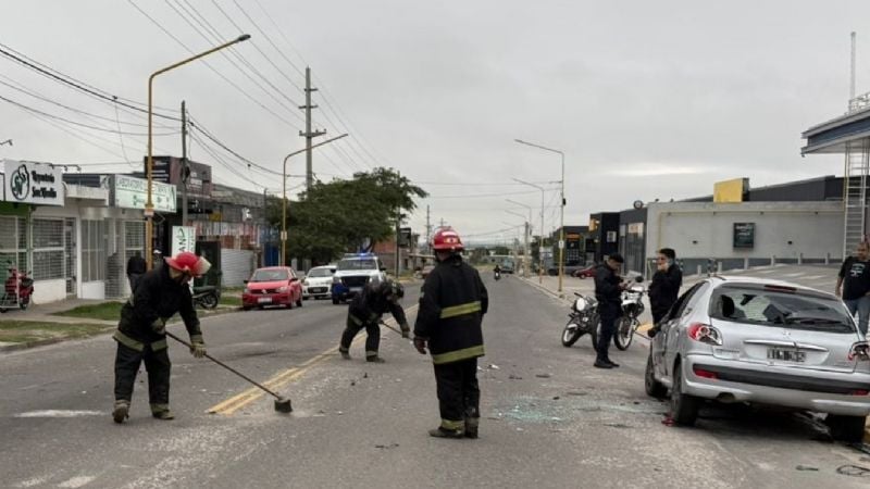 Una mujer alcoholizada causó un espectacular choque en cadena