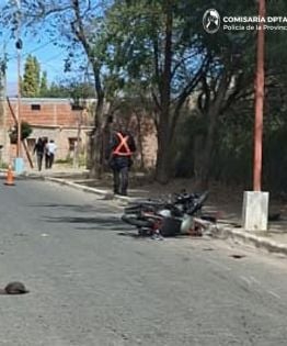 Violento choque entre dos motos en Santa María