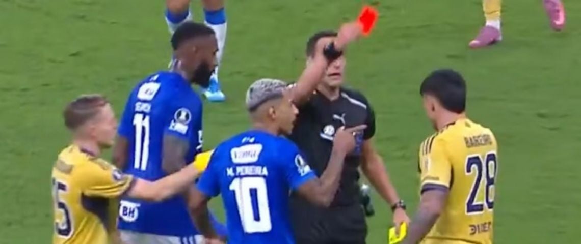 Con uno menos, Boca perdió el invicto ante Cruzeiro