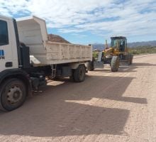 Vialidad Nacional ejecuta trabajos de mantenimiento en el bypass de Tinogasta