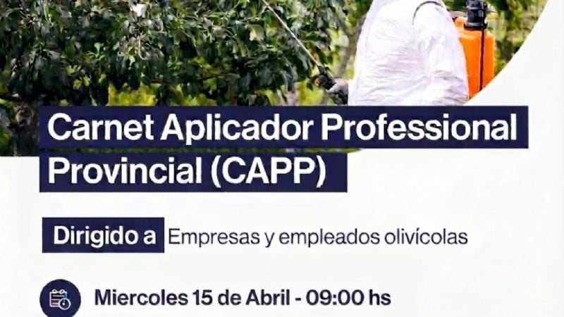 Capacitación en fitosanitarios por el Día Mundial de la Seguridad y Salud en el Trabajo