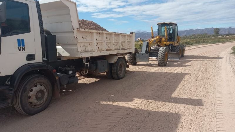 Vialidad Nacional ejecuta trabajos de mantenimiento en el bypass de Tinogasta