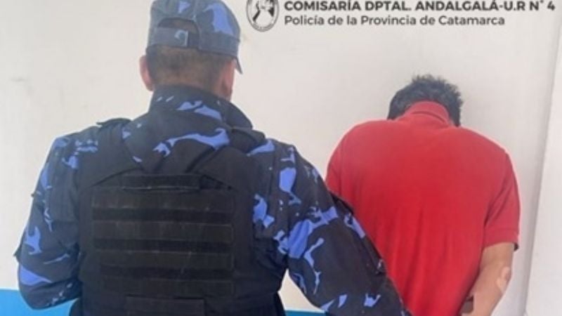 En Andalgalá, un joven de 23 años fue detenido por pegarle a su novia