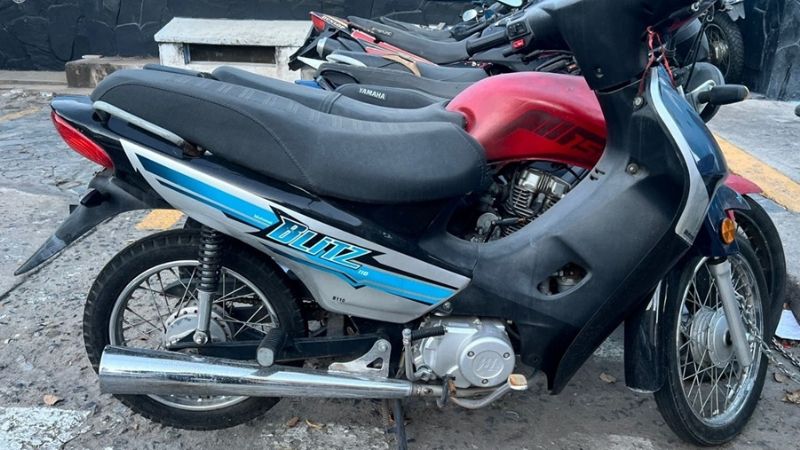 Pusieron a disposición de la justicia una moto robada
