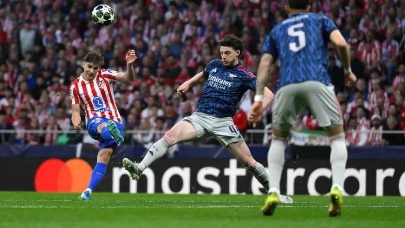 Atleti empató con gol de Julián que salió lesionado