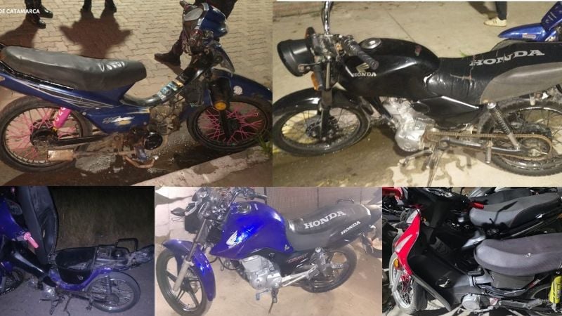 Operativos: demoran menores y secuestran motos