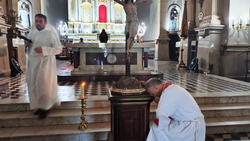 El Obispo presidió la Celebración  de la Pasión en la Catedral Basílica