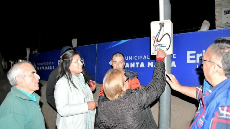 Se habilitó nueva iluminación LED sobre Ruta 40 en Fuerte Quemado