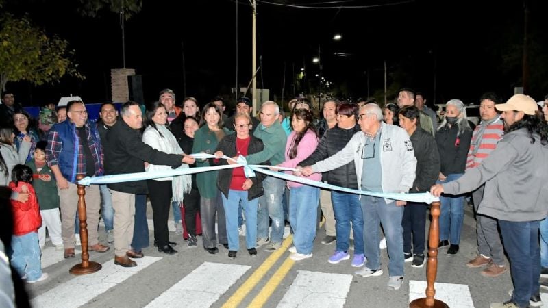 Se habilitó nueva iluminación LED sobre Ruta 40 en Fuerte Quemado