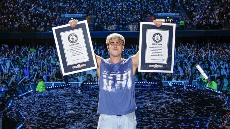 Alejo Igoa, el argentino que ganó 2 Récords Guinness