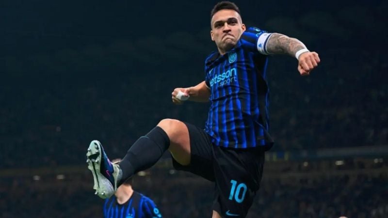 Lautaro volvió encendido, con doblete ante Roma