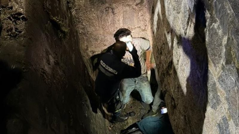 Un joven fue rescatado tras caer a un canal de riego