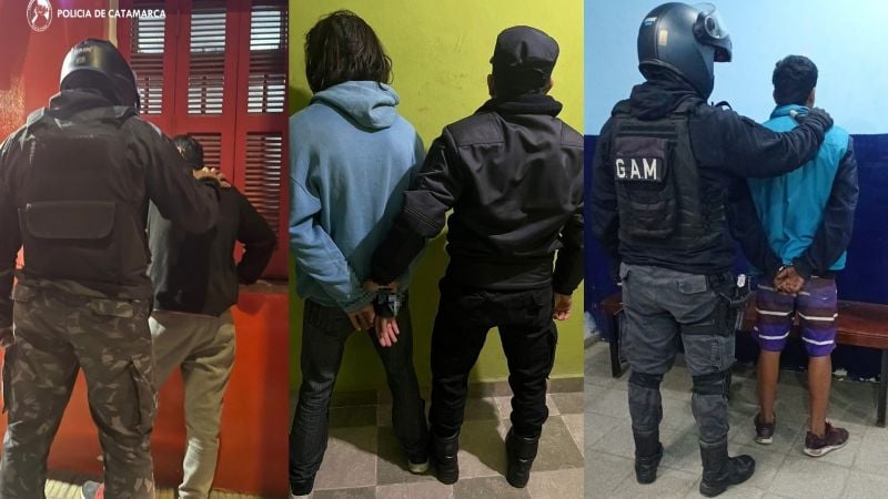 Mega operativo en el Valle Central: nueve demorados y motos secuestradas