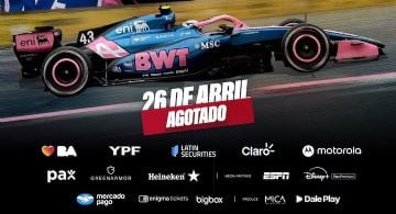 Ampliaron el circuito de Colapinto en Buenos Aires