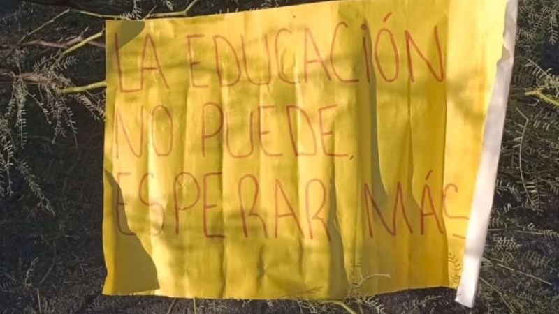 Corte en Ruta 60: vecinos de Telaritos reclaman por educación y transporte para estudiantes