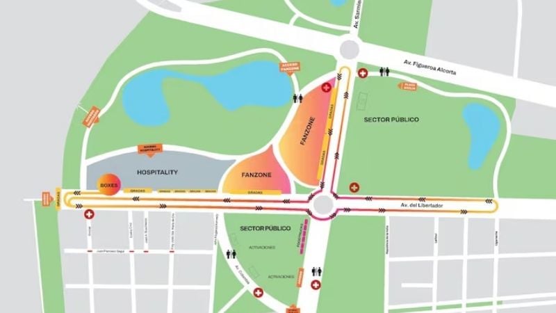 Ampliaron el circuito de Colapinto en Buenos Aires