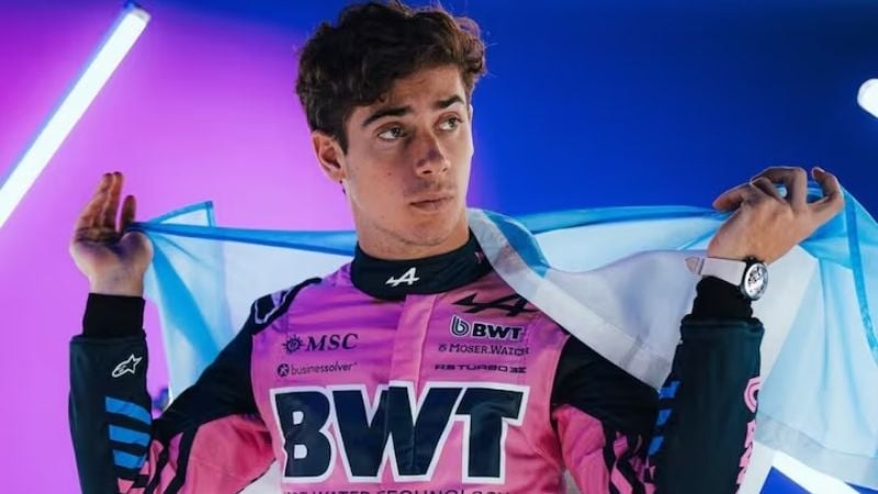 Ampliaron el circuito de Colapinto en Buenos Aires