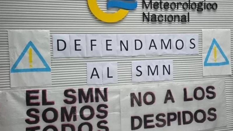 Alerta en el Servicio Meteorológico: despidos masivos y riesgo de colapso de la seguridad aérea