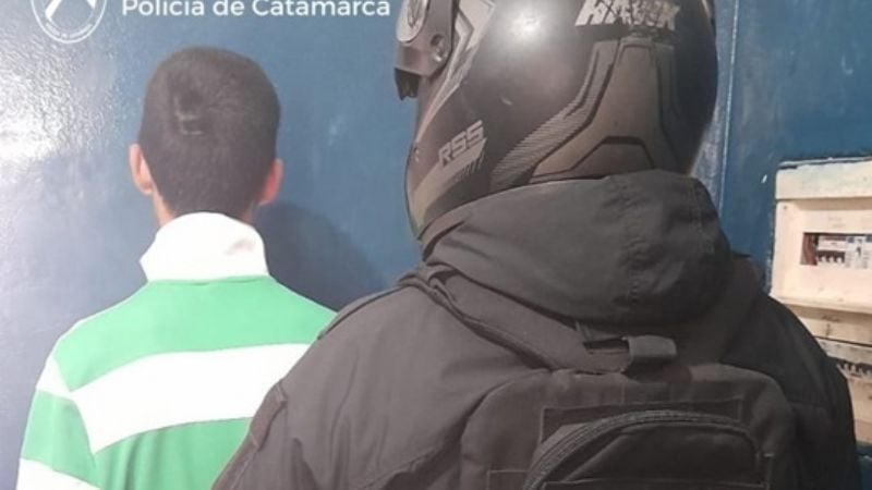 Robó, se escondió en una casa, pero igualmente fue aprehendido