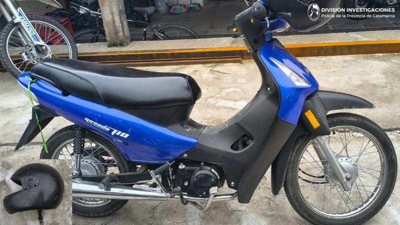 Tras un allanamiento secuestran una moto que fue utilizada para cometer un robo