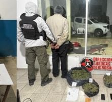 Incautan marihuana, cocaína y detienen a dos hombres