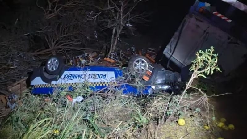 Un camión arrasó un operativo policial y desató una tragedia en la ruta