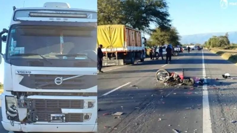 Tragedia en la Ruta Nacional 38: murió un motociclista