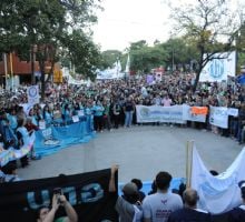 En Catamarca, la Cuarta Marcha Federal Universitaria tuvo un masivo acompañamiento
