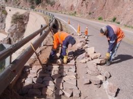 Trabajos de mejora de infraestructura vial en Belén