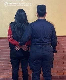 Detuvieron a una mujer revoltosa